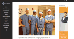Desktop Screenshot of orthopaedics.medicalxtourism.com
