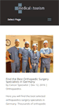 Mobile Screenshot of orthopaedics.medicalxtourism.com