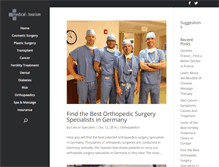 Tablet Screenshot of orthopaedics.medicalxtourism.com